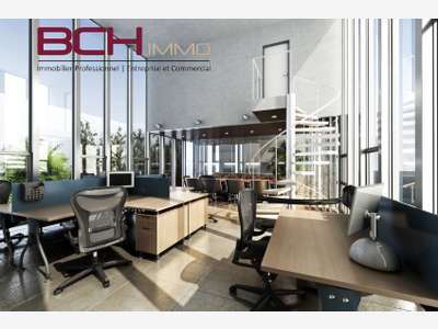 Vente bureaux lumineux, PMR, parkings privés, ZI