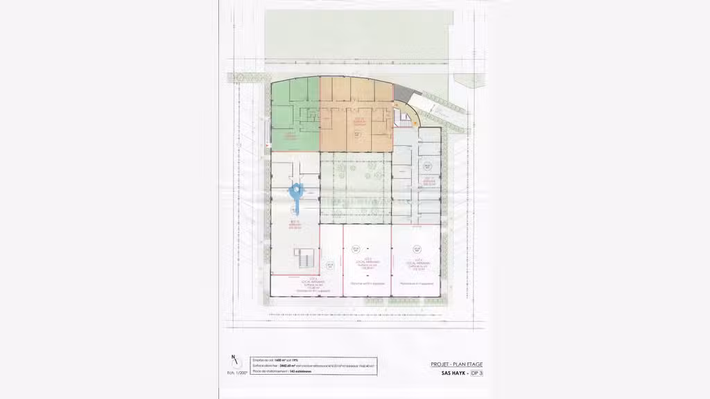 Bureaux 805m² à Avignon ZAC de la Cristole 