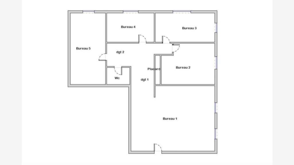 Bureaux de 89m² à vendre en hyper centre Briançon