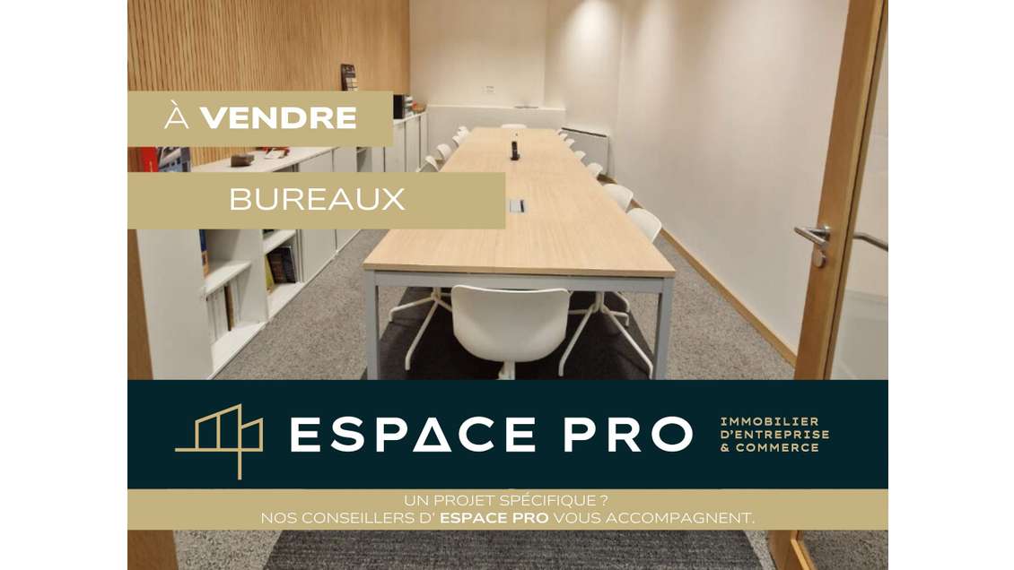A vendre bureaux 189m² au Nord de Caen