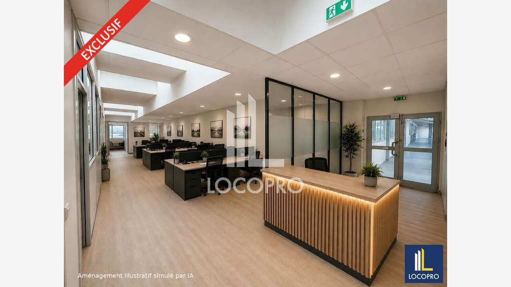 Vente bureaux 555m² en début de la ZI de Carros