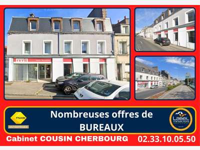 Vente murs bureaux de 80m² à Cherbourg-en-Cotentin