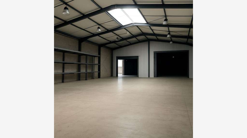 Vente local 1200m² sur terrain 5500m² sur Longwy