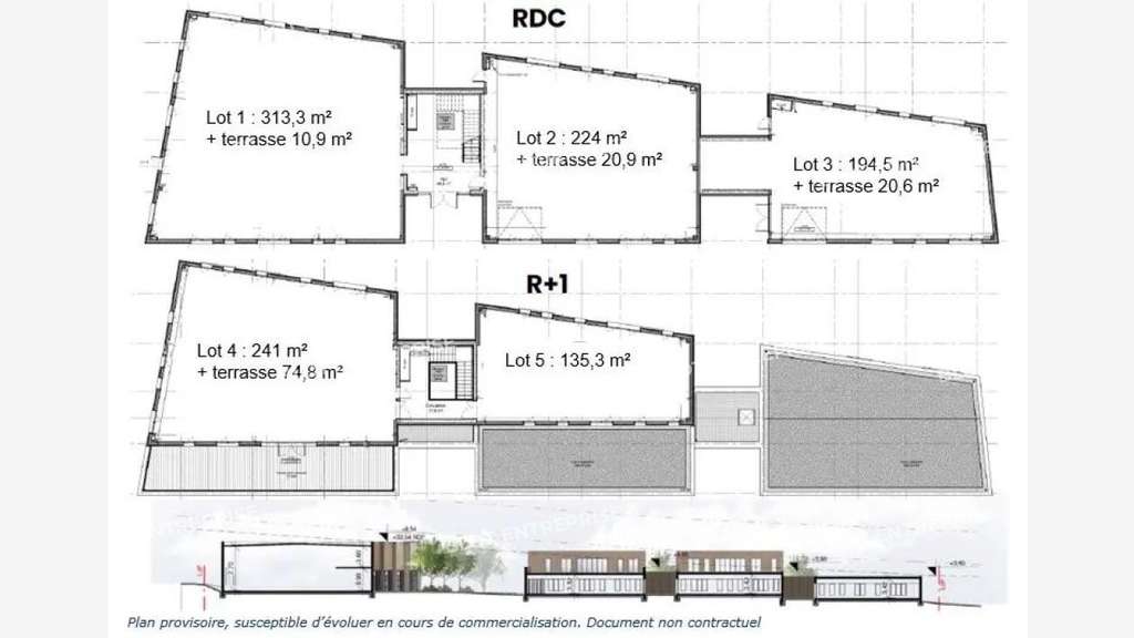 A vendre bureaux 143m² au Bignon au Sud de Nantes