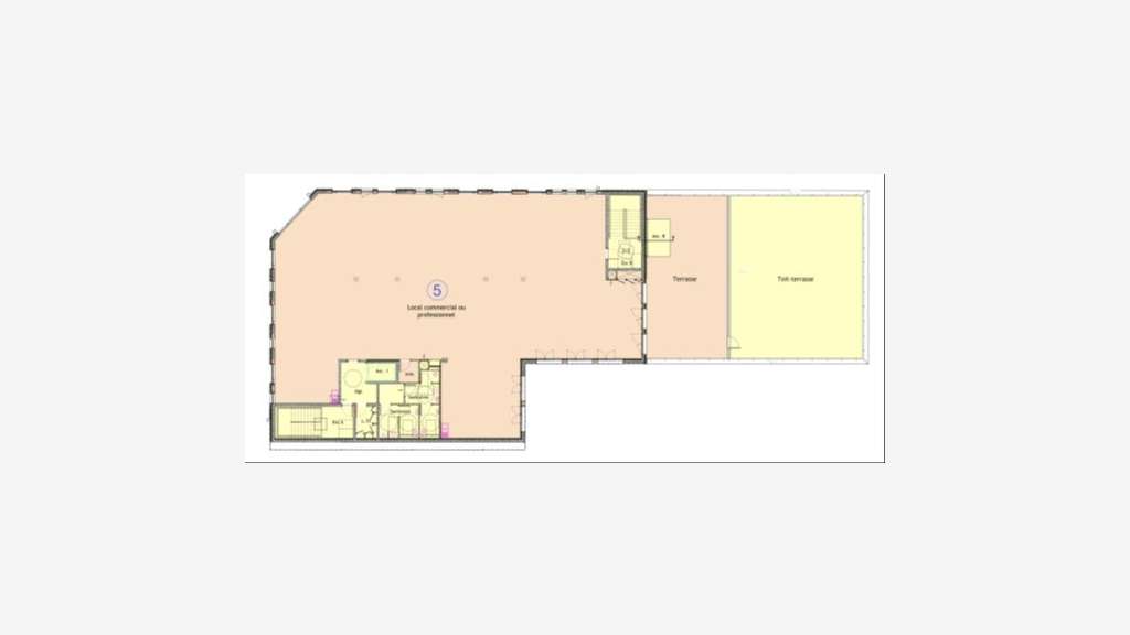 À vendre bureaux de 514m² au 4ème étage au Havre