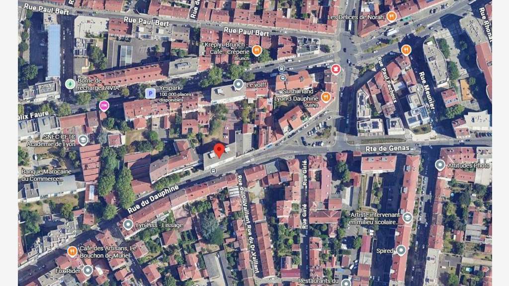 Vente local 25m² + sous-sol à Lyon 3ème Dauphiné 