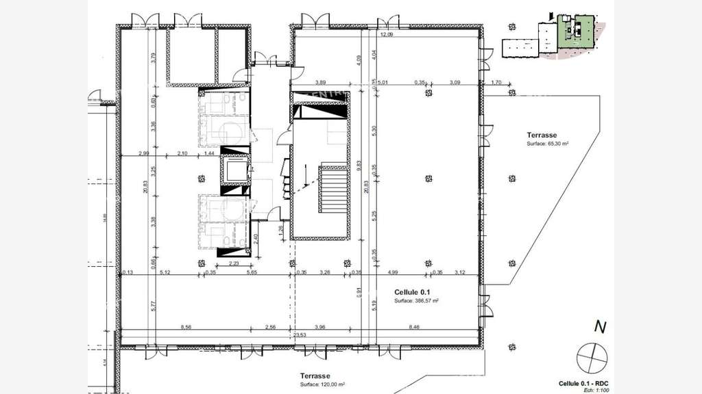 AV bureaux commerces 424m² à Montoir-de-Bretagne