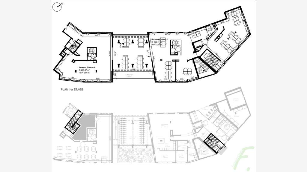 Vente bureaux neufs 306m² à Saint-Martin-d'Hères