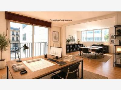Vente bureaux 138m² à Paris 18e Rue Championnet