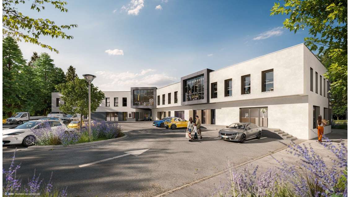 A vendre plateaux de bureaux 830m² à Questembert