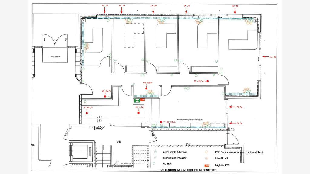 Vente bureaux 134m² RDC à Rennes Nord