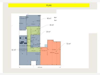 Vente bureaux de 227m² au coeur de Rouen