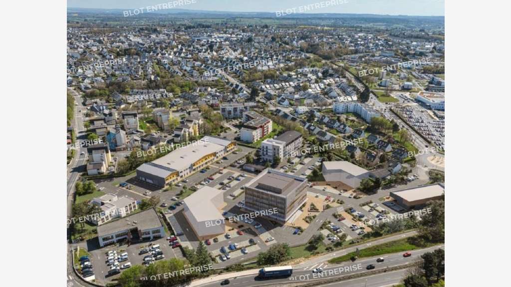 Plateaux de bureaux Saint-Brieuc proche RN12/RD700