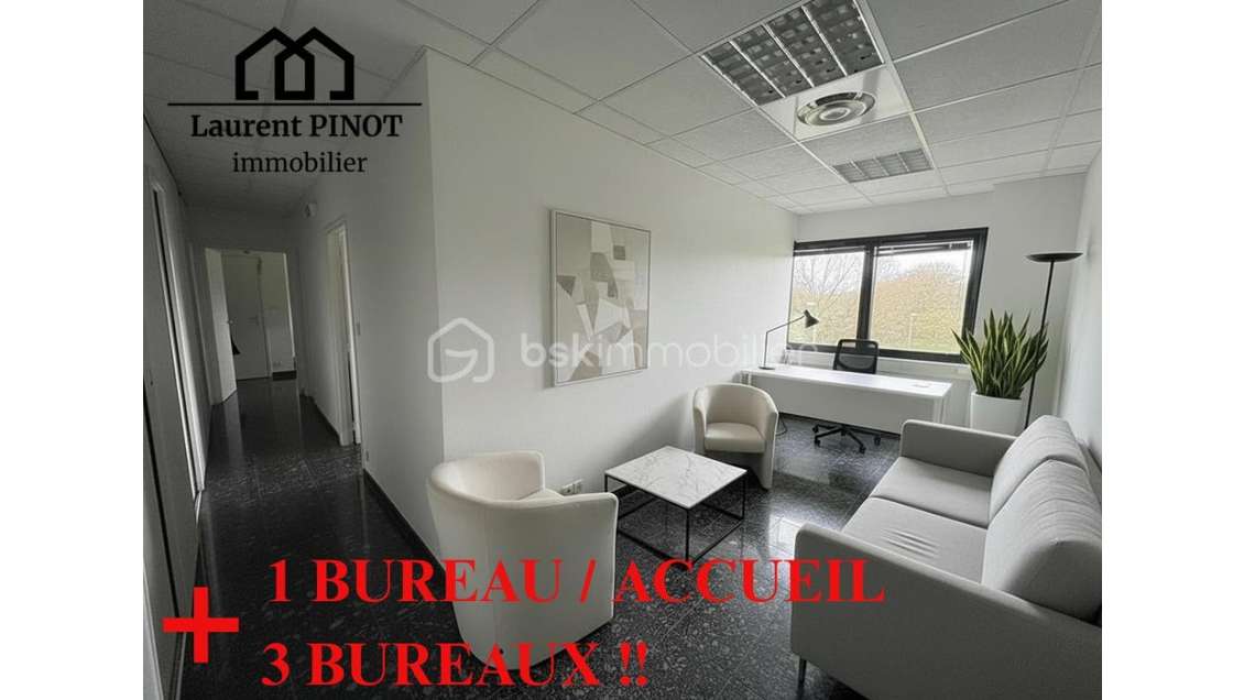 Vente bureaux 60m² parc de Brocéliande St-Grégoire