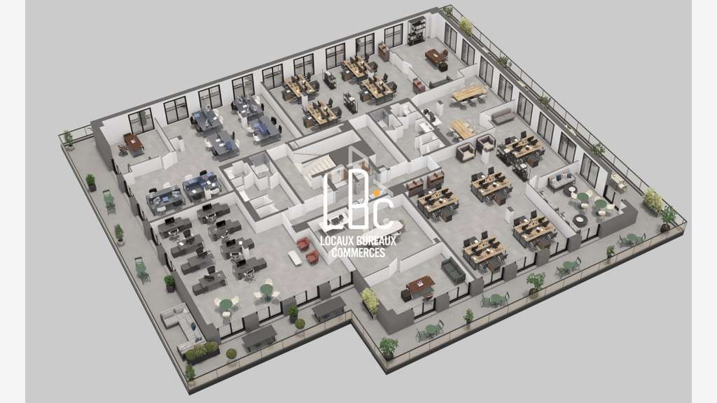 VEFA immeuble de bureaux 3598m² Saint Herblain 