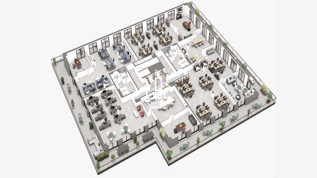 Vente en VEFA bureaux à partir 150m² St Herblain 