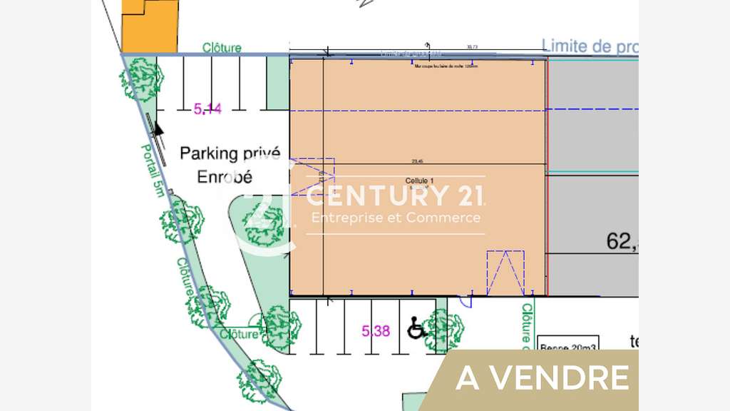 Vente bureau 508m² à Saint-Nazaire ZA de Brais