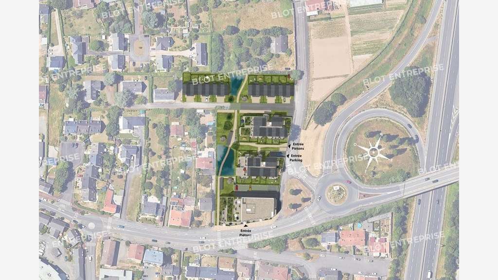 A vendre bureau 2377m² divisibles à Sainte-Luce