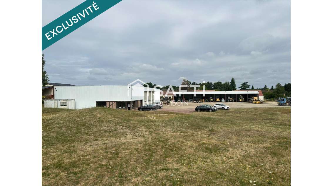 A vendre 2 hangars 1120m² proche Sully sur Loire