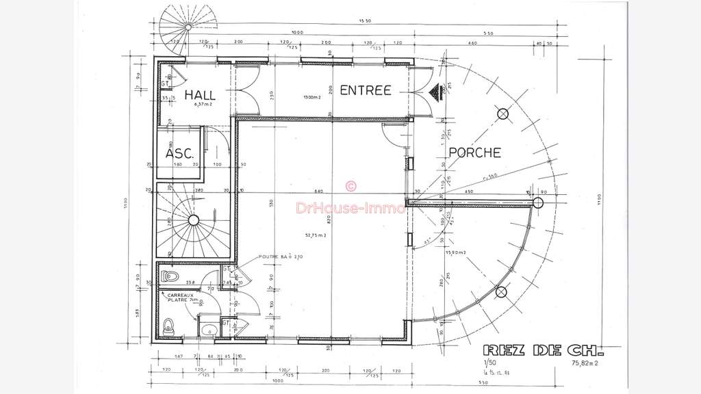 Vente bureau lumineux de 75m² en centre Valence
