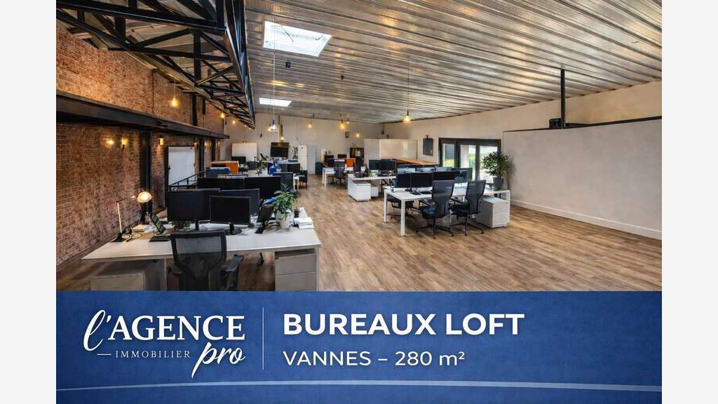 Vente lolt 150m² bureaux et colocation Vannes