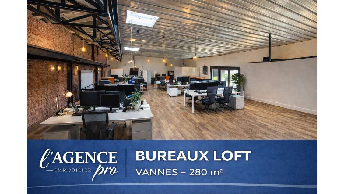 Vente lolt 150m² bureaux et colocation Vannes