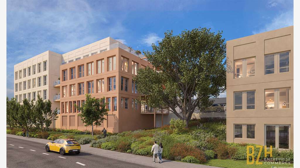 Vente plateau de bureaux 438m² neufs Vannes Est