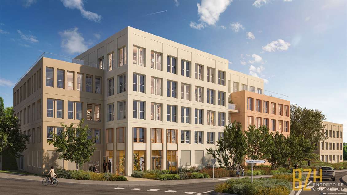Vente plateau de bureaux 438m² neufs Vannes Est