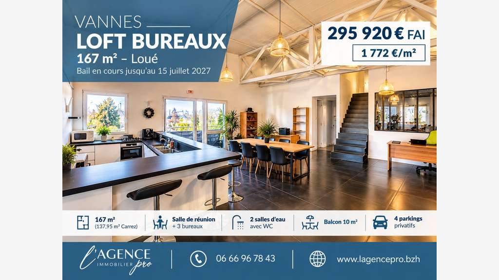 Ensemble de bureaux à vendre à Vannes