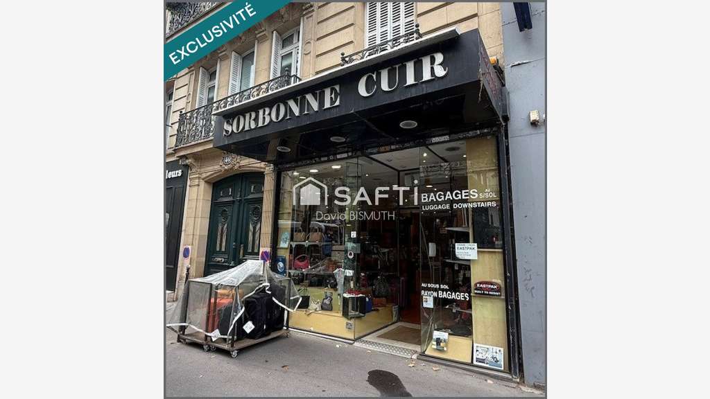 Cession droit au bail local 100m² Paris St-Michel