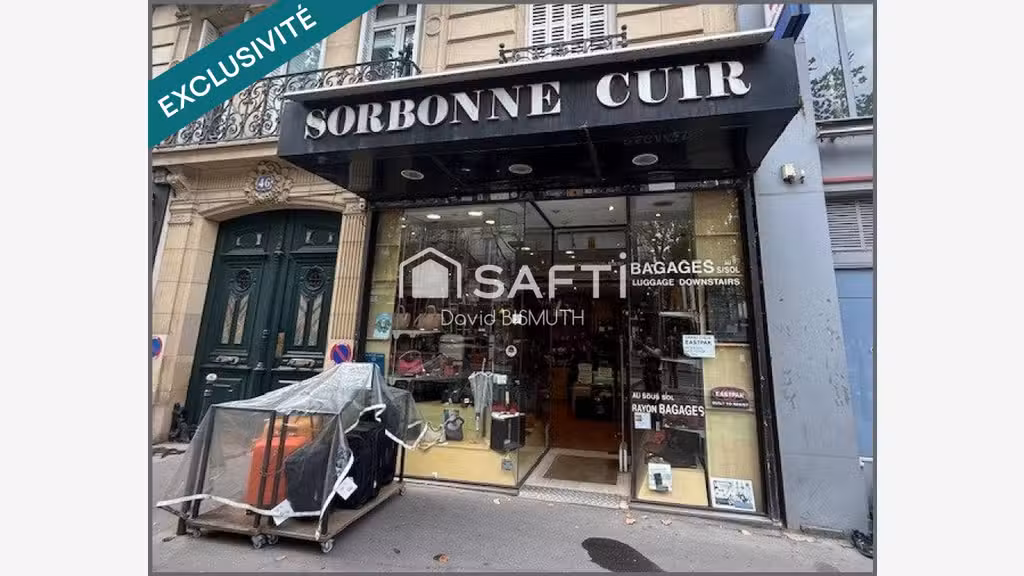 Cession droit au bail local 100m² Paris St-Michel