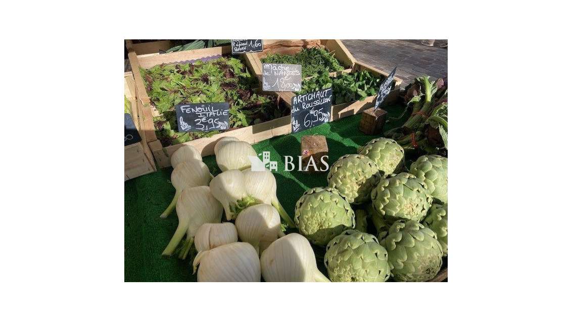 Vente FDC fruits et légumes marché de rue à Paris