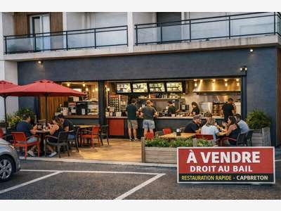 Cède bail restauration rapide de 60m² à Capbreton