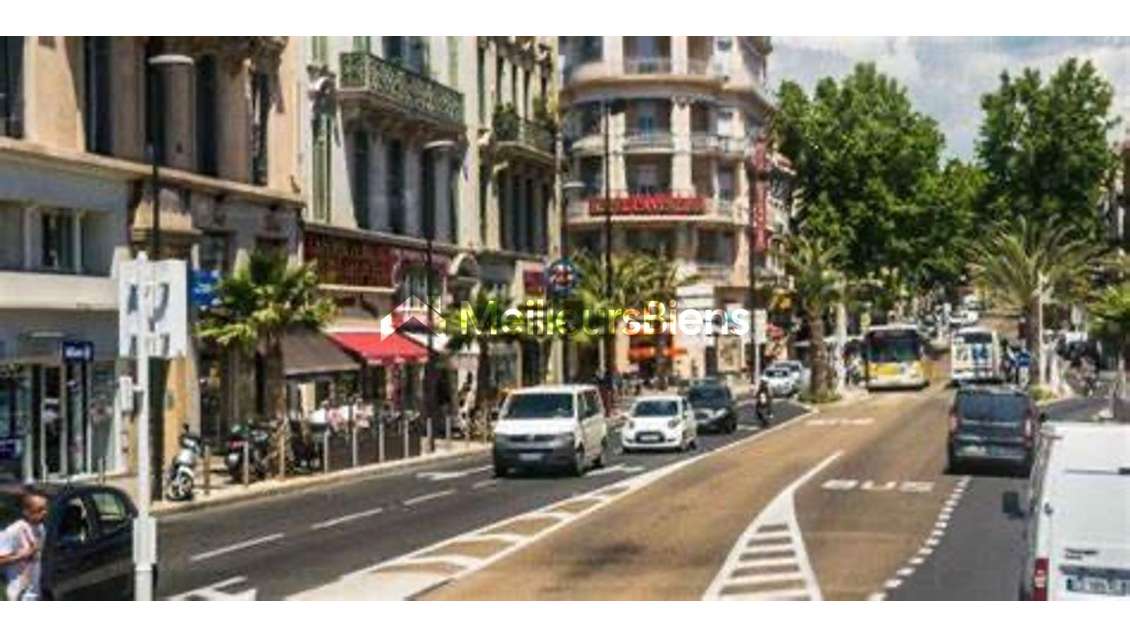Vente droit au bail commerce 120m² Cannes-Carnot  
