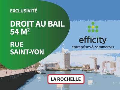 Cession droit au bail Locaux commerciaux - Boutiques à La Rochelle