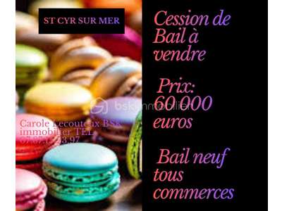 Cession droit au bail Locaux commerciaux - Boutiques à Saint-Cyr-sur-Mer