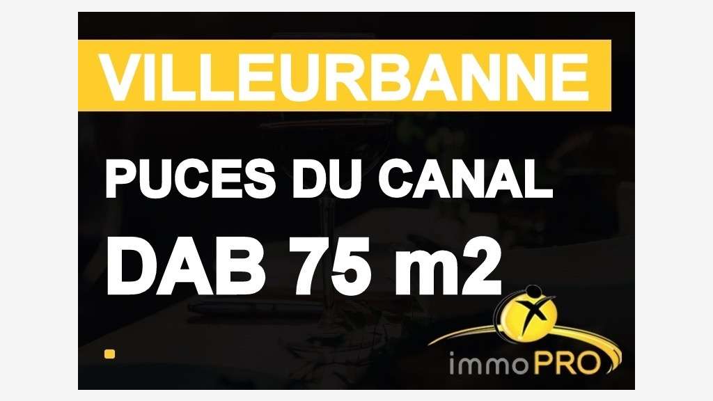 Droit au bail local commercial 75m² à Villeurbanne