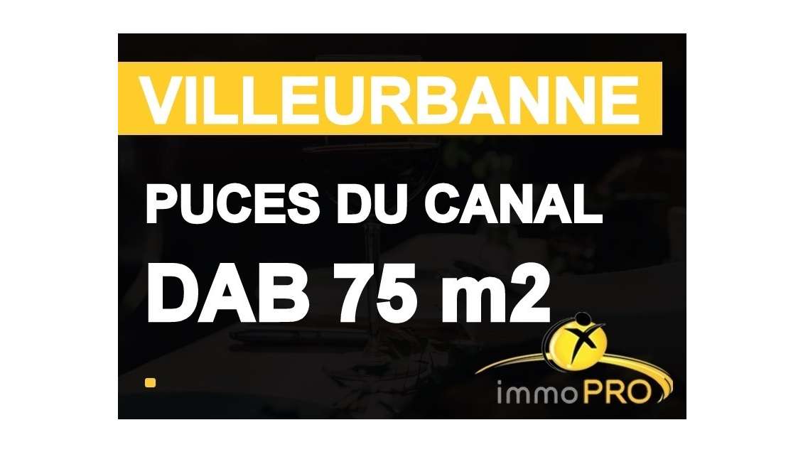 Droit au bail local commercial 75m² à Villeurbanne