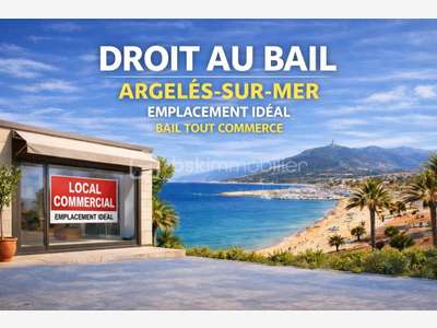 À vendre local commercial 190m² à Argelès sur Mer