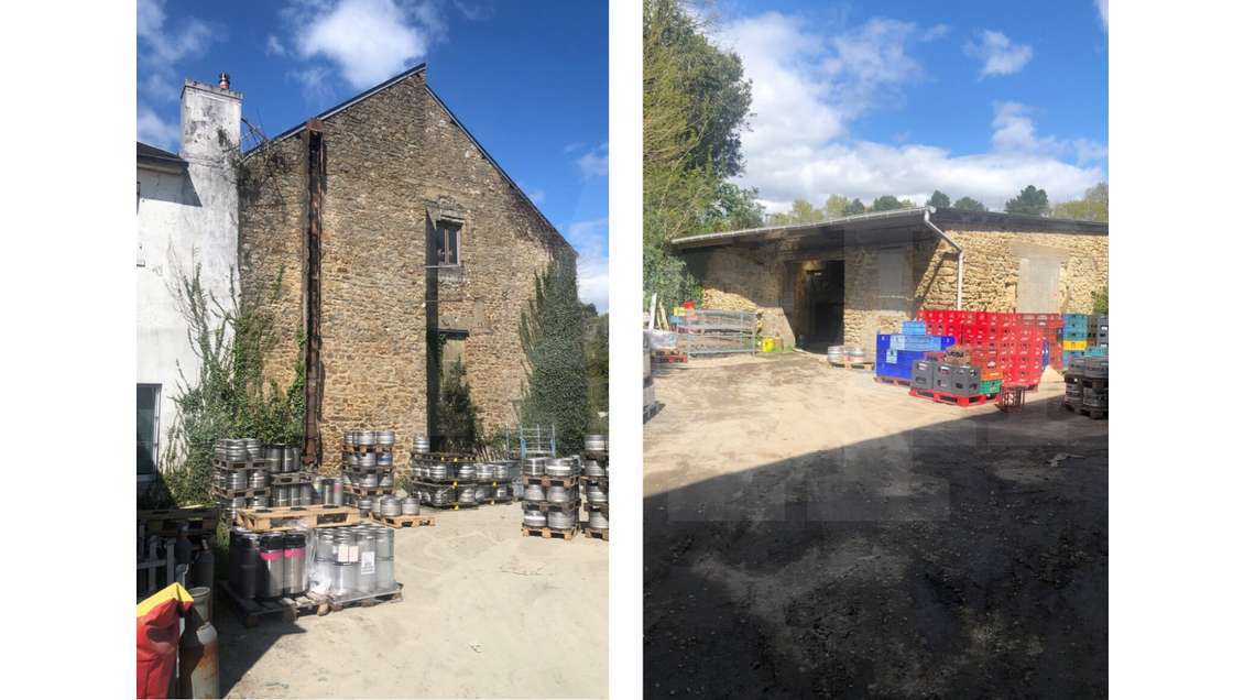 Vente entrepôt 1800m² proche gare à Quimperlé