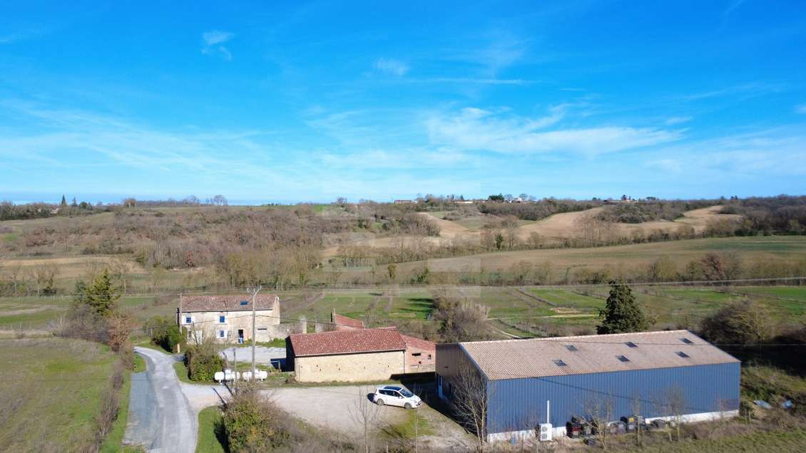 Cède propriété rurale en plein coeur du Lauragais