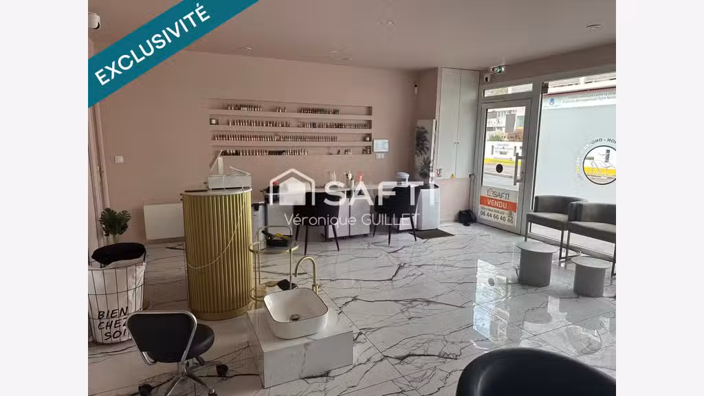 Cède bail beauté de 43m² à Argenteuil centre