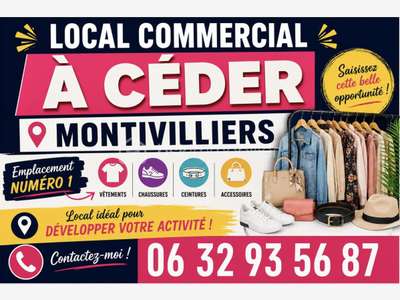 Vente local commercial 270m² Montivilliers centre