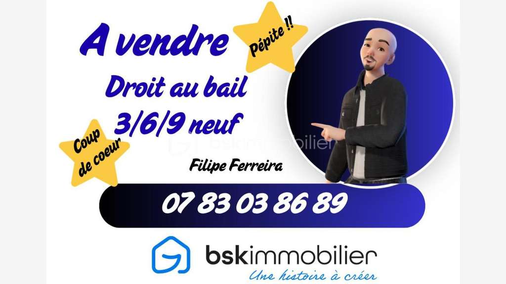 Locaux pas de porte 34m² à Montpellier Saint Roch