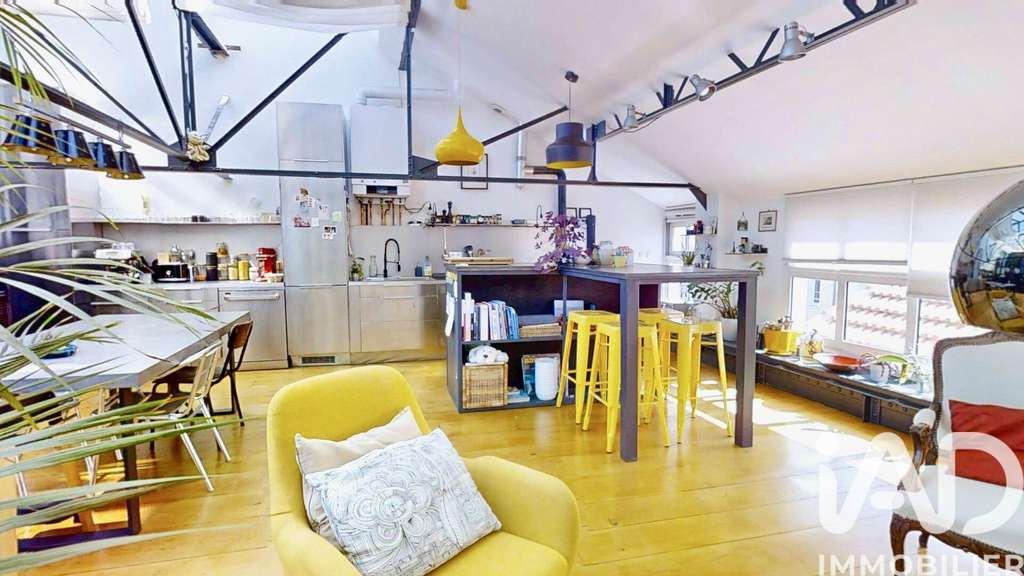 AV loft exceptionnel 200m² Pantin quartier calme