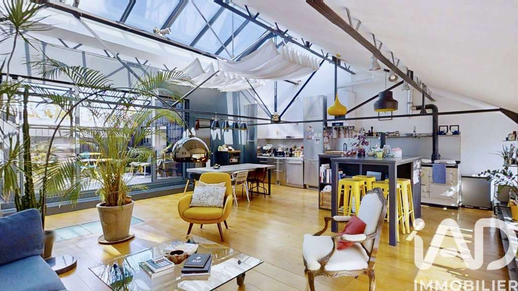 AV loft exceptionnel 200m² Pantin quartier calme