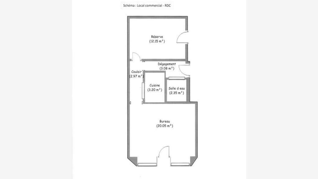 Vente boutique à Paris 17m² Brochant Batignolles