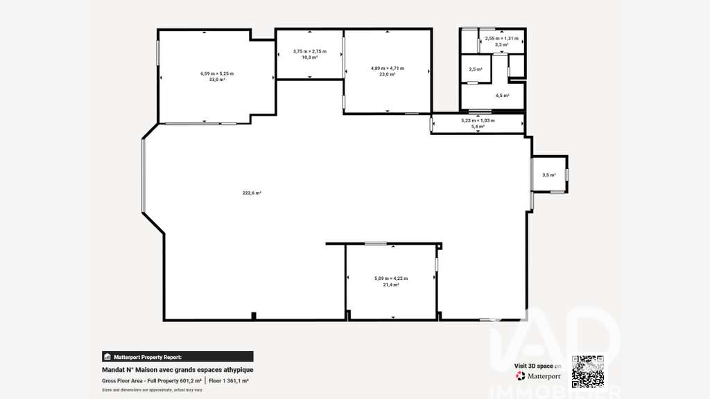 Vente loft d'artiste de 424m² vue mer à Penhors
