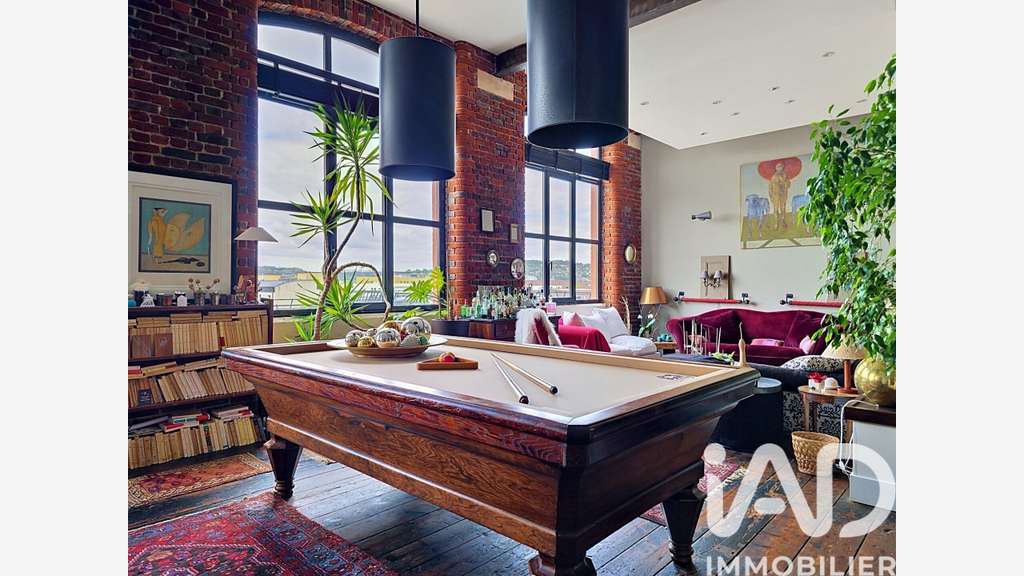 Vente loft duplex 250m² Rouen Jardin des Plantes