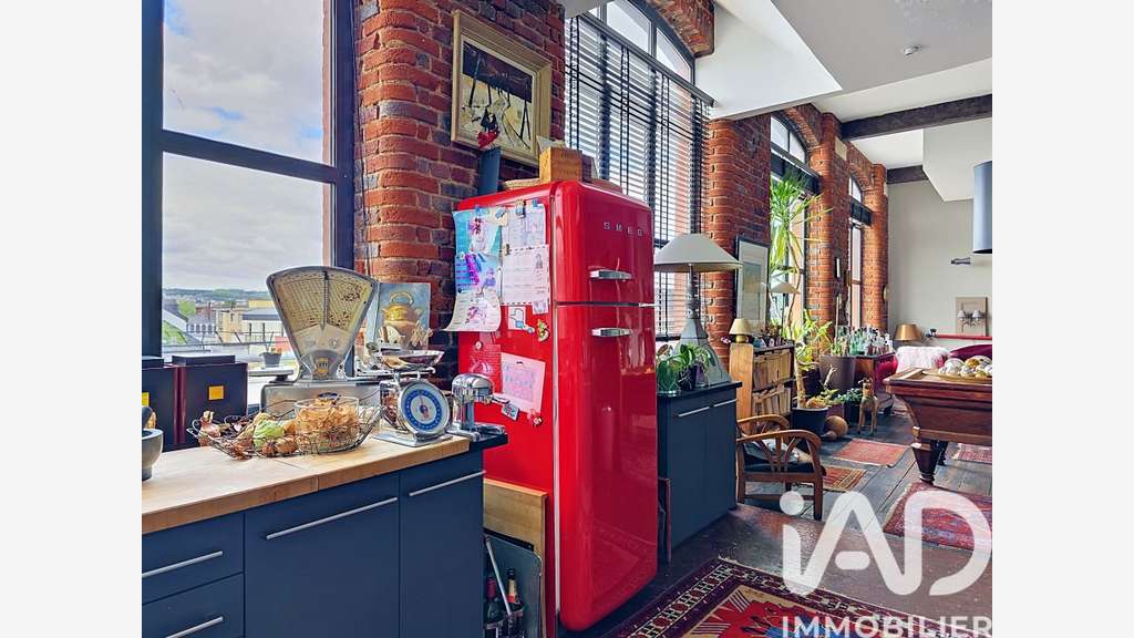 Vente loft duplex 250m² Rouen Jardin des Plantes
